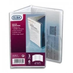  Etui carte grise -3 volets - 6 faces - Elba - 135X90 