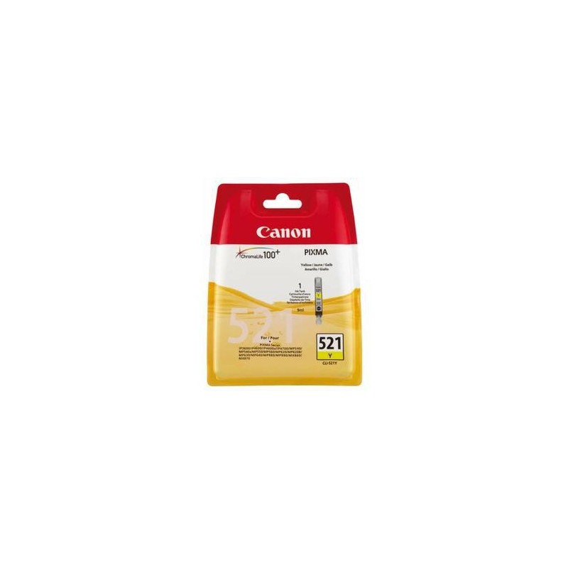 CNO CART JE ENCRE CLI521Y JAUNE 2936B001 CNO CART JE ENCRE CLI521Y JAUNE 2936B001