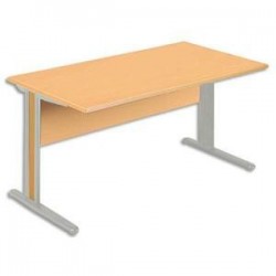 SMB BUREAU ALU HETRE L160XP80