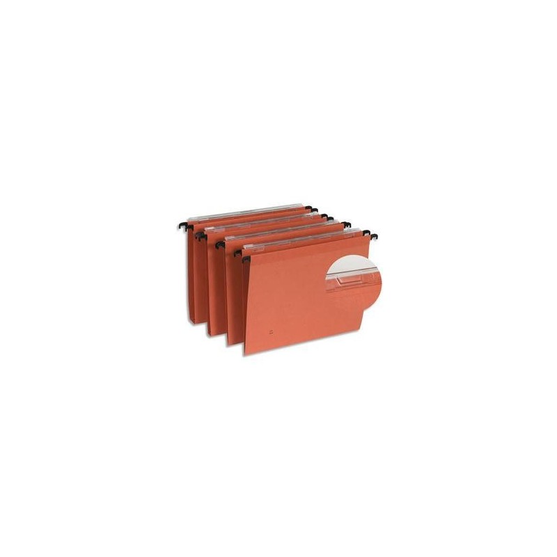 Boîte/25 Doss. Susp. - Fond 30 mm - Tiroir- Boîte/25 Doss. Susp. - Fond 30 mm - Tiroir-