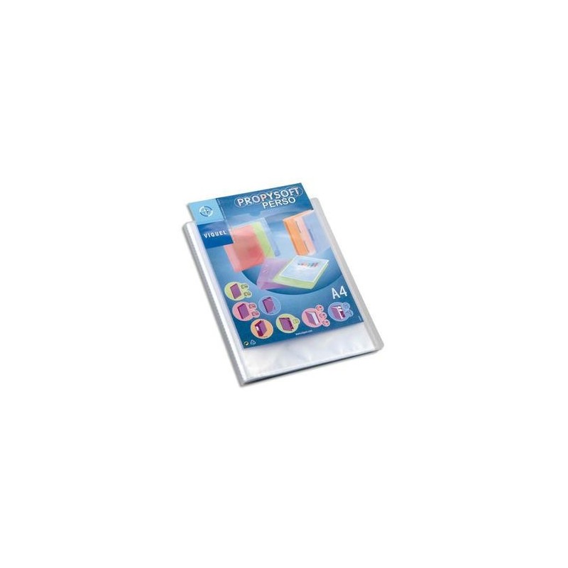 Porte-Doc.- PROPYSOFT - 60 Vues - Incolore - VIQUEL Porte-Doc.- PROPYSOFT - 60 Vues - Incolore - VIQUEL