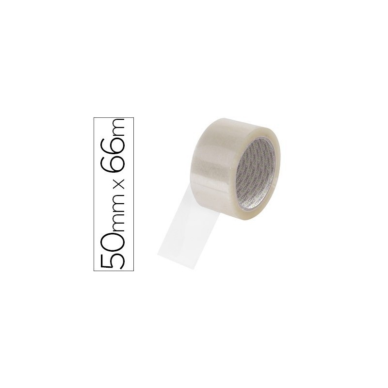 Ruban adhésif transparent 50mm x 66m - 60 micron - Q-Connect Ruban adhésif transparent 50mm x 66m - 60 micron - Q-Connect
