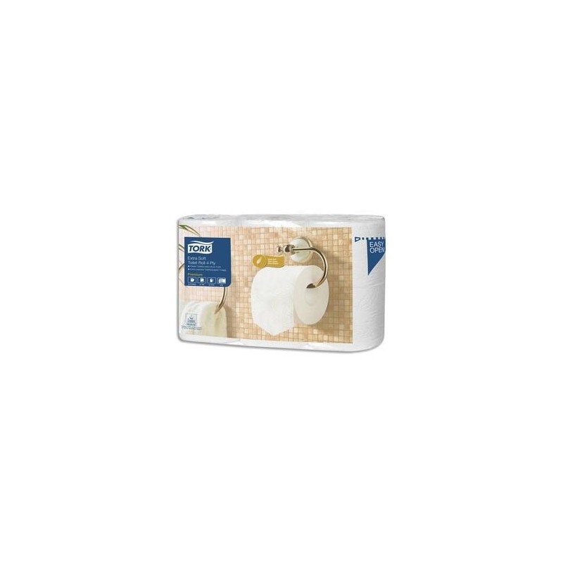 Pq/6 Rlx - P.Toilette - PREMIUM- 153F 4Plis - TORK Pq/6 Rlx - P.Toilette - PREMIUM- 153F 4Plis - TORK