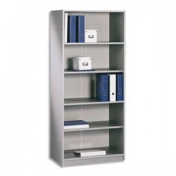 Bibliothèque haute - LxHxP 80x180x42cm - Alu - SIMMOB