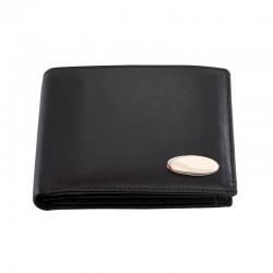 Porte-Feuilles en Cuir régénéré noir