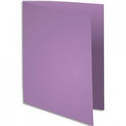 Pqt 100 Chemises - SUPER 250 - 210g - Lilas - EXACOMPTA