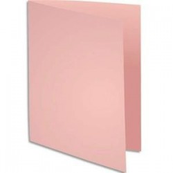 Pqt 100 Chemises - SUPER 250 - 210g - Rose - EXACOMPTA
