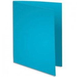 Pqt 100 Chemises - SUPER 180 - 160g - Bleu clair - EXACOMPTA