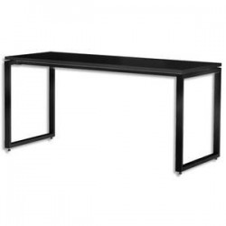 Bureau droit - L 160cm -  MT3 ELEGANCE - Noir - MTI