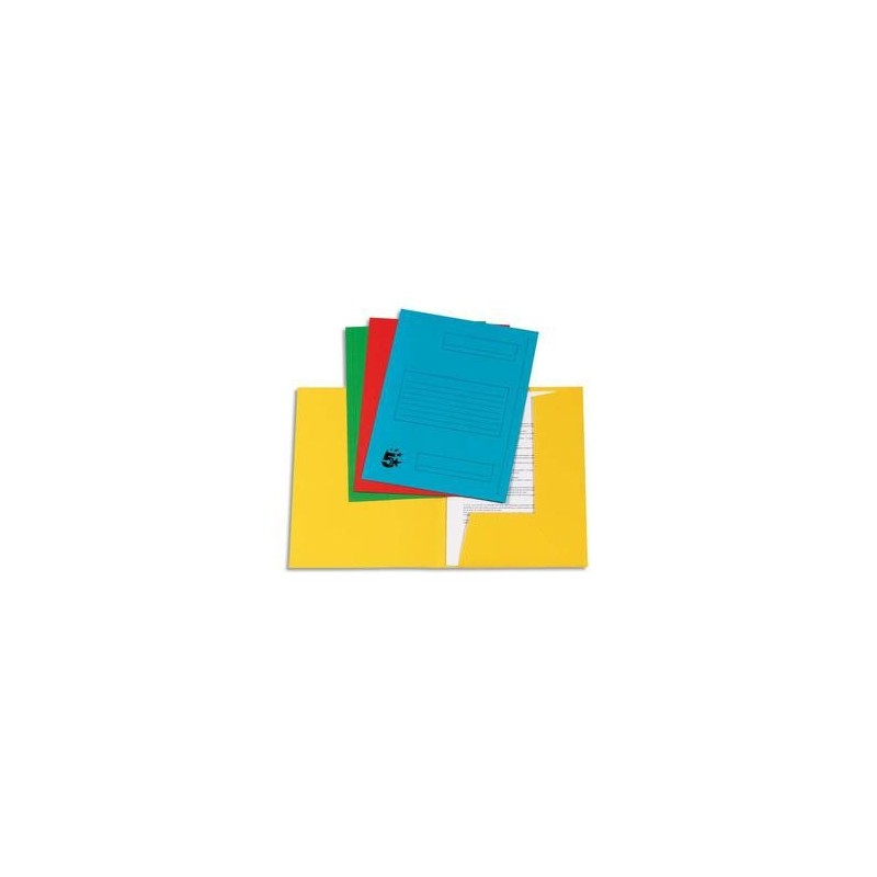 Pqt 50 sous dossiers pour Dos Suspendus - 2 Rab - Assortis - 5 ETOILES Pqt 50 sous dossiers pour Dos Suspendus - 2 Rab - Assortis - 5 ETOILES
