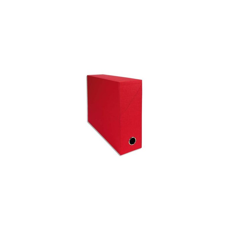EXACOMPTA Boîte de transfert, carton rigide recouvert de papier toilé, dos 9 cm, 34x25,5 cm, rouge EXACOMPTA Boîte de transfert, carton rigide recouvert de papier toilé, dos 9 cm, 34x25,5 cm, rouge