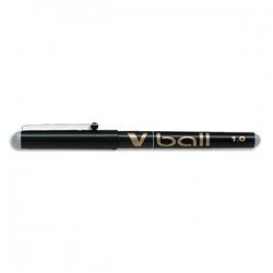 PILOT Stylo roller pointe métal 1,0 mm encre liquide noire V-BALL 1,0