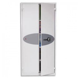 PHOENIX Armoire forte ignifugé serrure elec 615 litres - Dimensions : L93xH195xP52 cm col gris FS1513E