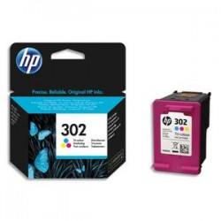 HP pack de 3 cartouches jet d'encre couleurs 302XL F6U67AE