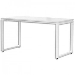 MT INTERNATIONAL Bureau MT1 élegance coloris blanc - Dimensions : L120 x H75 x P67 cm