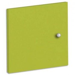 MT INTERNATIONAL Lot de 2 Portes + Fonds pour multi-cases MT1 Elégance - Dim. L32,5 x H33 x P1,6 cm vert