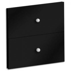 MT INTERNATIONAL Lot de 2 tiroirs + fonds pour multi-cases MT1 Elégance Dim. L32,5 x H16,5 x P1,6 cm noir
