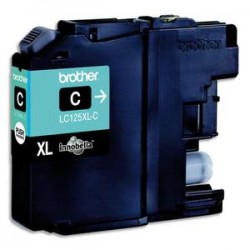 BROTHER Cartouche jet d'encre HC cyan LC125XLC