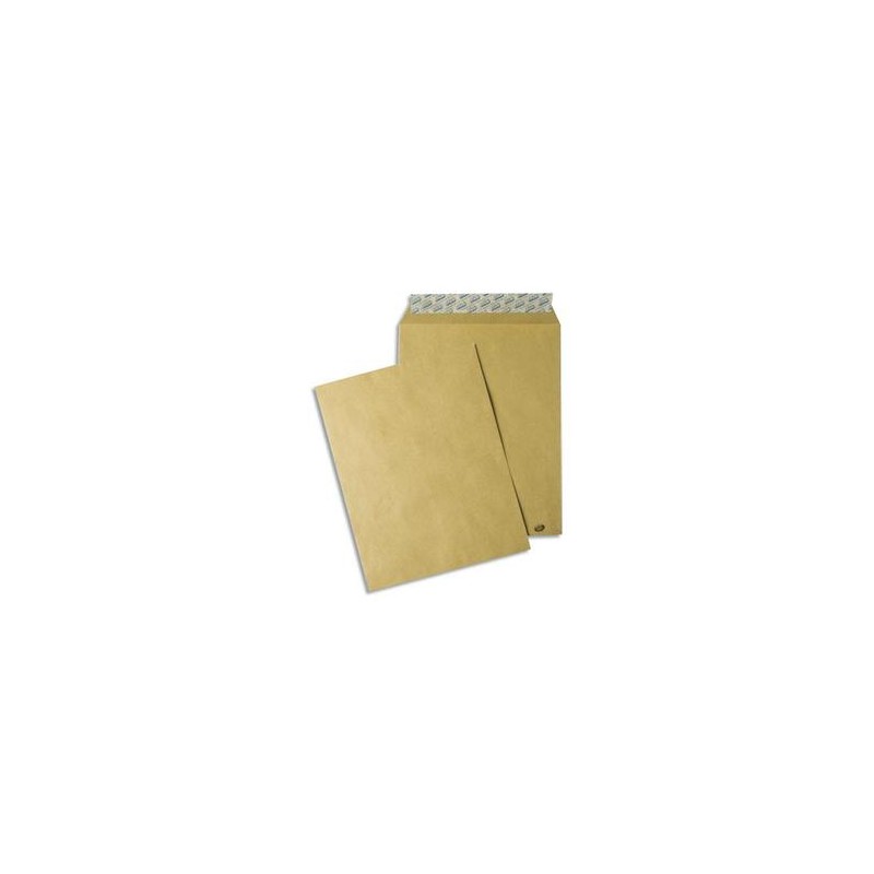 GPV Paquet de 50 pochettes kraft brun auto-adhésives 85g format C4 229 x 324 mm GPV Paquet de 50 pochettes kraft brun auto-adhésives 85g format C4 229 x 324 mm