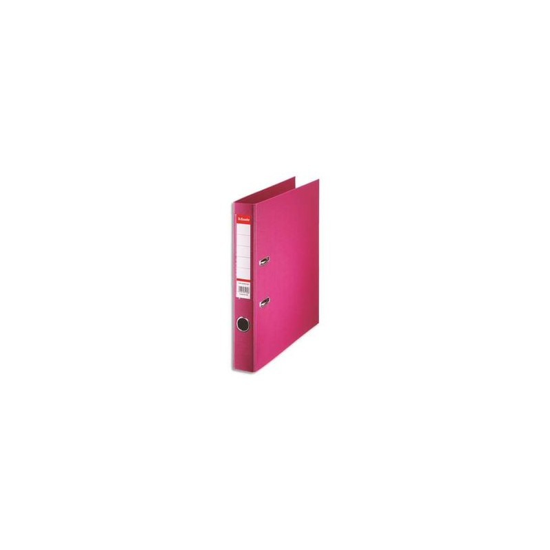 ESSELTE Classeur à levier Esselte Standard en polypropylène, dos 50 mm, coloris fuchsia ESSELTE Classeur à levier Esselte Standard en polypropylène, dos 50 mm, coloris fuchsia