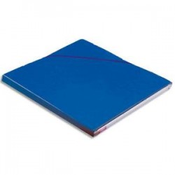 ELBA Chemise Eurofolio Alpina, dos de 1,5 cm, carte lustrée 5/10e bleu gitane