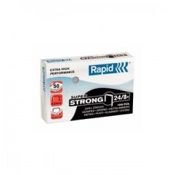 RAPID Boîte de 1000 agrafes 24/8 superstrong