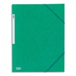 ELBA Chemises à 3 rabats élastiques / carte lustrée / Vert