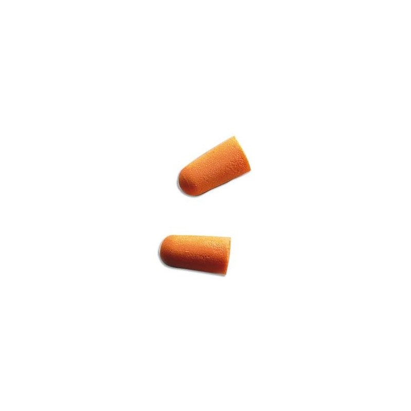 3M Boîte de 200 paires de Bouchons d'oreilles jetables en mousse souple conique orange K1100 3M Boîte de 200 paires de Bouchons d'oreilles jetables en mousse souple conique orange K1100