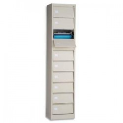 MT INTERNATIONAL Colonne à 10 clapets beige 383x283x158