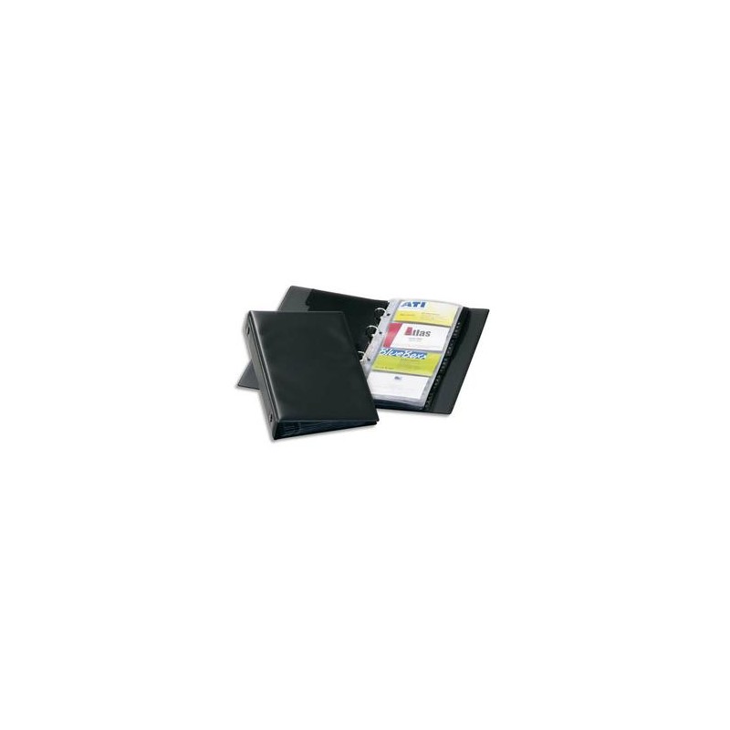 DURABLE Reliure Visifix Economy noire pour 176 cartes de visite Format L14,5 x H25,5 cm DURABLE Reliure Visifix Economy noire pour 176 cartes de visite Format L14,5 x H25,5 cm