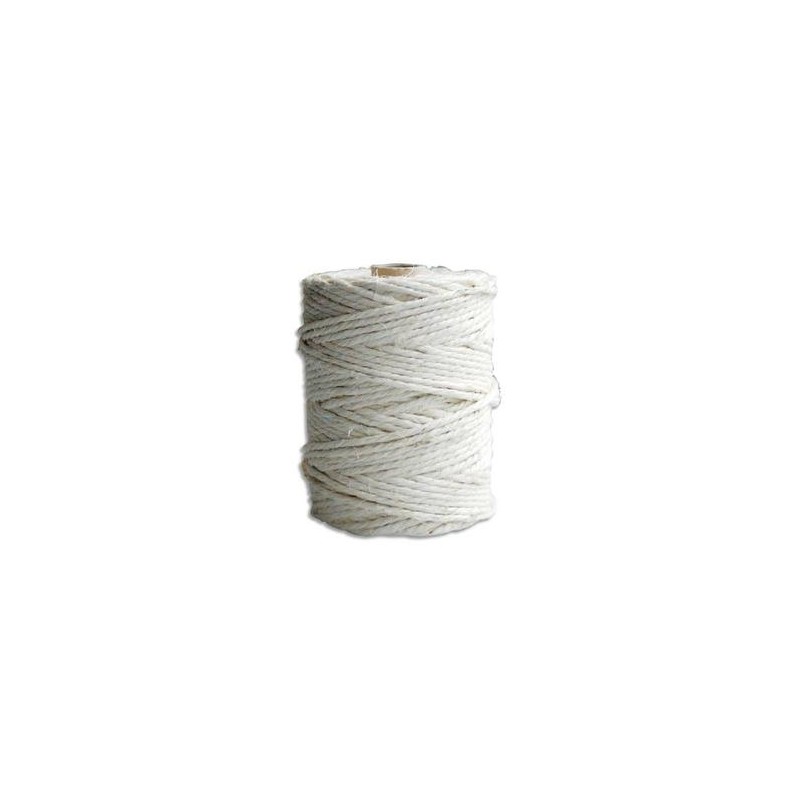 EMBALLAGE Pelotte de ficelle sisal écrue 0,6/3 résistant à 110 kg - L200 m x H16 cm et diamètre 11,5 cm EMBALLAGE Pelotte de ficelle sisal écrue 0,6/3 résistant à 110 kg - L200 m x H16 cm et diamètre 11,5 cm