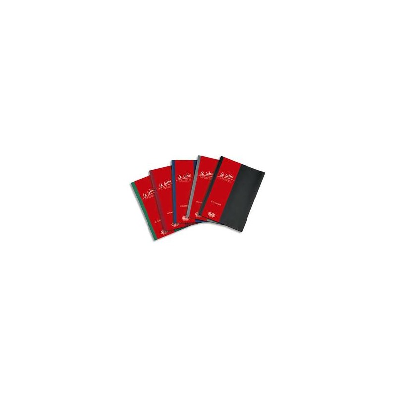 ELBA Protège-documents 100 vues assortis moyen Le Lutin couverture PVC 34/100e, pochettes PVC 5,5/100e ELBA Protège-documents 100 vues assortis moyen Le Lutin couverture PVC 34/100e, pochettes PVC 5,5/100e