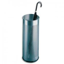 DURABLE Porte-parapluies tôle perforée gris métal 28,5 litres Diam 26 x H 62 cm