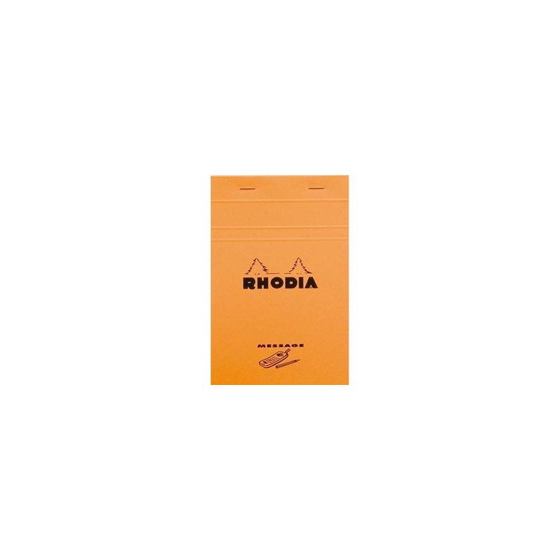 RHODIA Bloc message n°140 format 11x17 80 grammes RHODIA Bloc message n°140 format 11x17 80 grammes