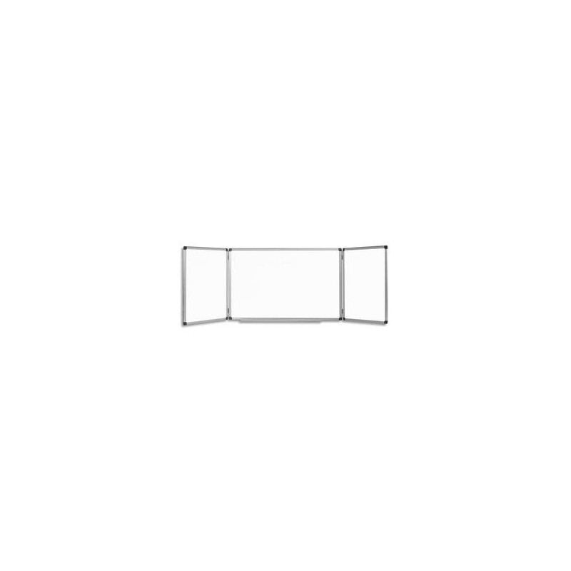 BI-OFFICE Tableau Bi-Office laqué triptyque - Dimensions : L300 x H100 cm coloris blanc BI-OFFICE Tableau Bi-Office laqué triptyque - Dimensions : L300 x H100 cm coloris blanc