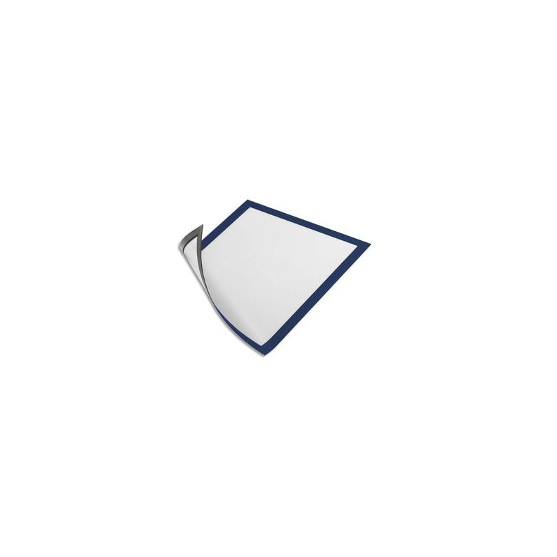 DURABLE Sachet de 5 Cadres d'affichage Duraframe dos magnétique bleu format A4 DURABLE Sachet de 5 Cadres d'affichage Duraframe dos magnétique bleu format A4