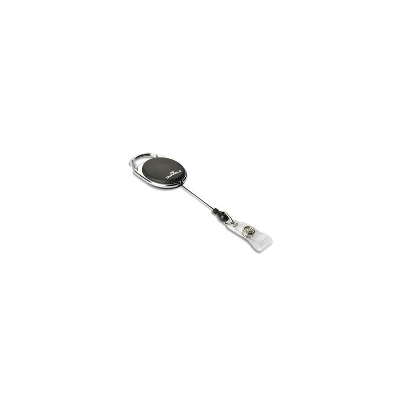 DURABLE porte badge enrouleur noir boîte de 10, longueur 80 cm DURABLE porte badge enrouleur noir boîte de 10, longueur 80 cm
