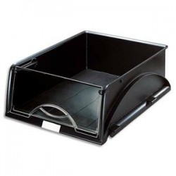 LEITZ Corbeille Sorty format A4 - Noir - L 28,5 x H 12,5 x P 38,5 cm
