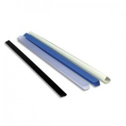 EXACOMPTA Boîte de 25 baguettes à relier SERODO 12 mm incolore