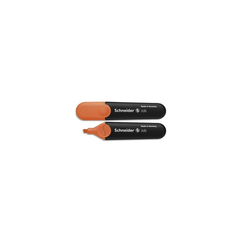 SCHNEIDER Surligneur JOB 150 (rechargeable) pointe biseautée, encre orange SCHNEIDER Surligneur JOB 150 (rechargeable) pointe biseautée, encre orange