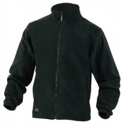 DELTA PLUS Veste polaire Vernon en laine polaire polyester fermeture zip 2 poches noire Taille S