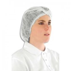 EPI Boîte de 100 charlottes à clip en polypropylène non-tissé à usage unique et taille unique