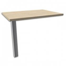 SIMMOB Retour direct sur 1 pied EXPRIM - Dimensions : L80 x H72,5 x P60 cm coloris Chêne clair aluminium