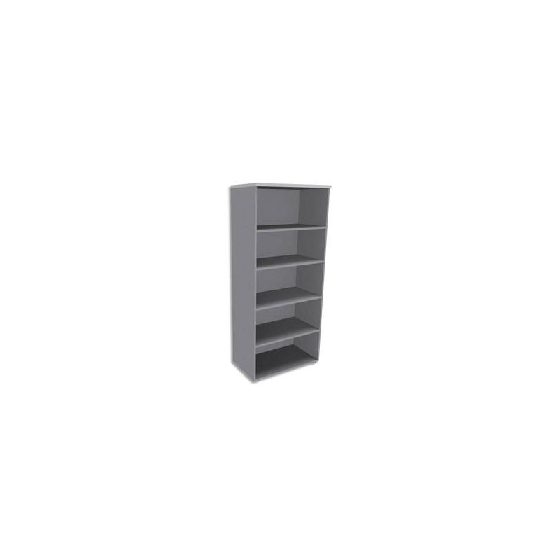 SIMMOB Armoire Haute 4 tablettes sans porte aluminium, top Blanc perle EXPRIM - Dim : L80 x H180 x P47 cm SIMMOB Armoire Haute 4 tablettes sans porte aluminium, top Blanc perle EXPRIM - Dim : L80 x H180 x P47 cm