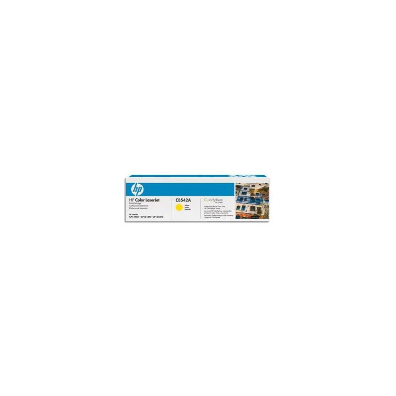 HP Cartouche laser jaune pour CP1515 [CB542A]