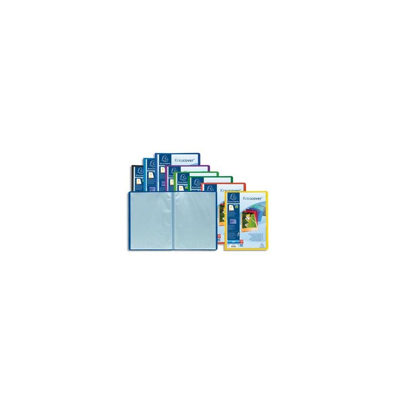 EXACOMPTA Protège document personnalisable PP Kreacover 120 vues assortis EXACOMPTA Protège document personnalisable PP Kreacover 120 vues assortis