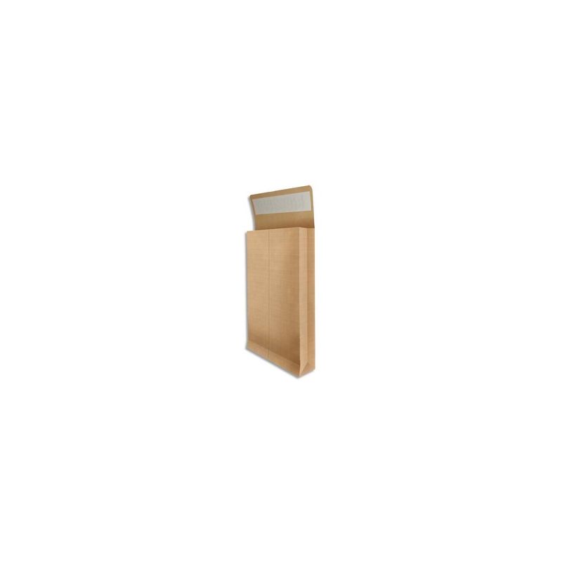 NEUTRE Paquet de 25 pochettes kraft brun 120 g, 3 soufflets de 3 cm, C4 : 229x324 mm NEUTRE Paquet de 25 pochettes kraft brun 120 g, 3 soufflets de 3 cm, C4 : 229x324 mm