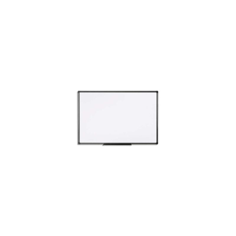 PERGAMY Tableau Blanc mélaminé Essential, cadre en PVC, Format : L60 x H45 cm PERGAMY Tableau Blanc mélaminé Essential, cadre en PVC, Format : L60 x H45 cm
