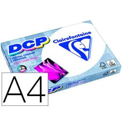 Papier clairefontaine multifonction laser couleur dcp a4 200g/m2 coloris blanc satine - ramette de 250