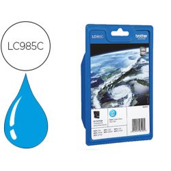 Cartouche brother jet d'encre LC985C couleur cyan 260p